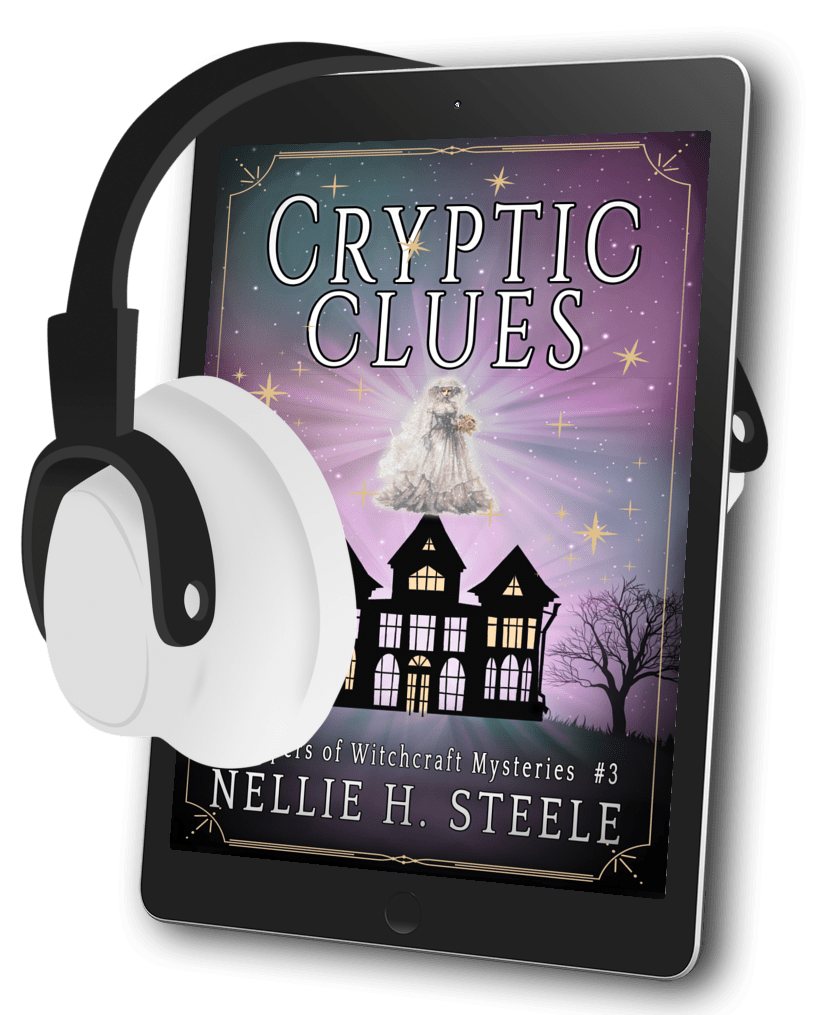 Cryptic Clues Paranormal Cozy Mystery Audiobook Cover