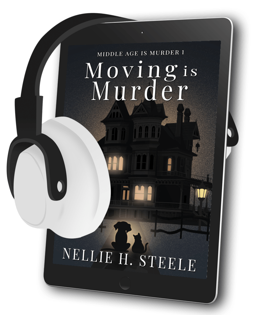 Moving is Murder Cozy Mystery Audiobook Cover