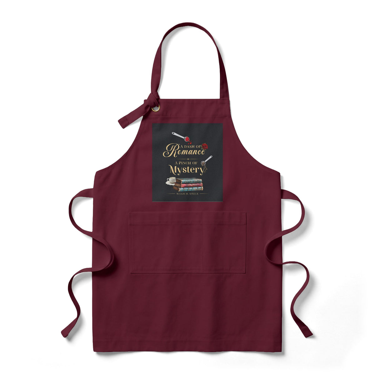 Bookish Cotton Twill Apron – Reader & Kitchen Gift