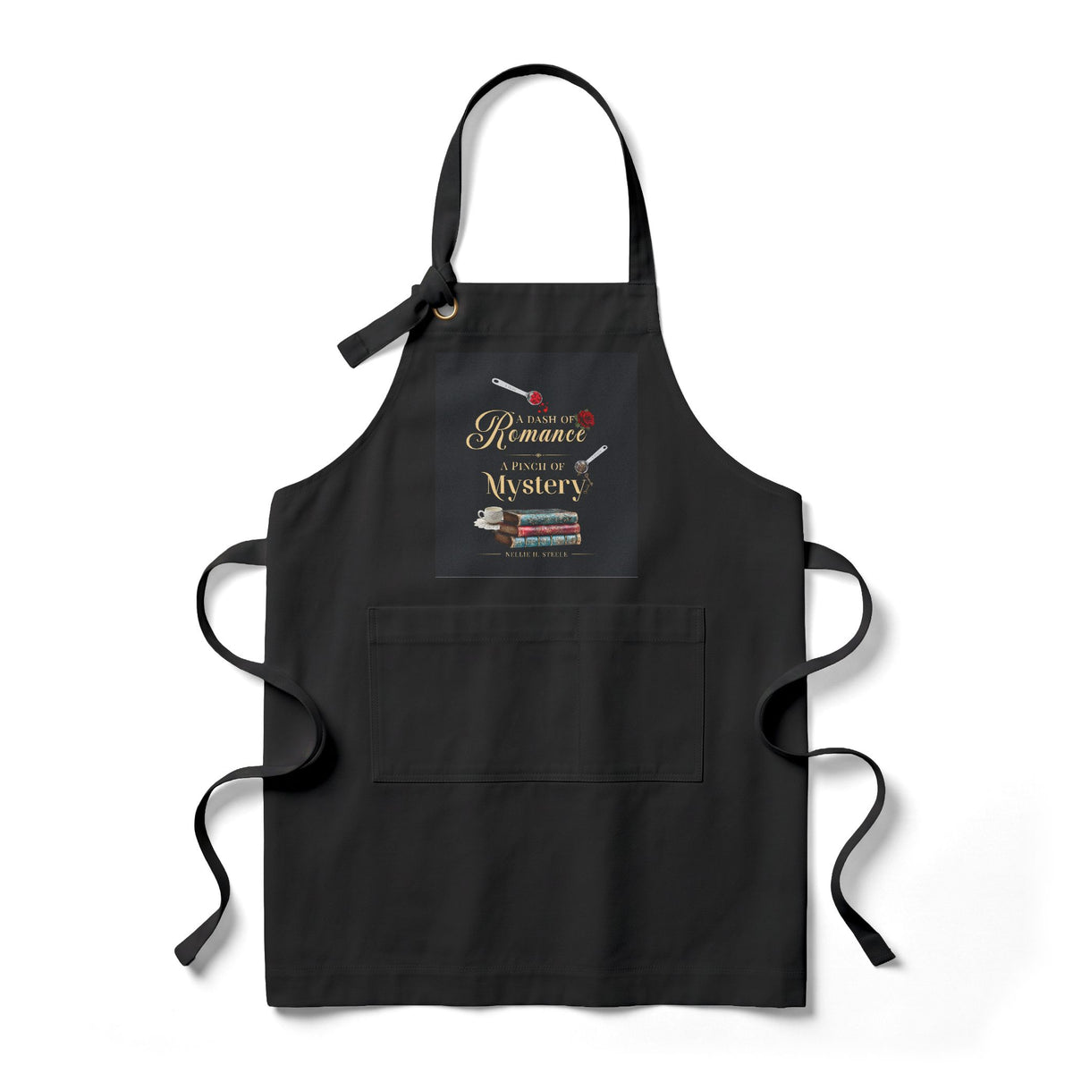 Bookish Cotton Twill Apron – Reader & Kitchen Gift