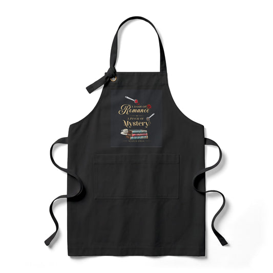 Bookish Cotton Twill Apron – Reader & Kitchen Gift