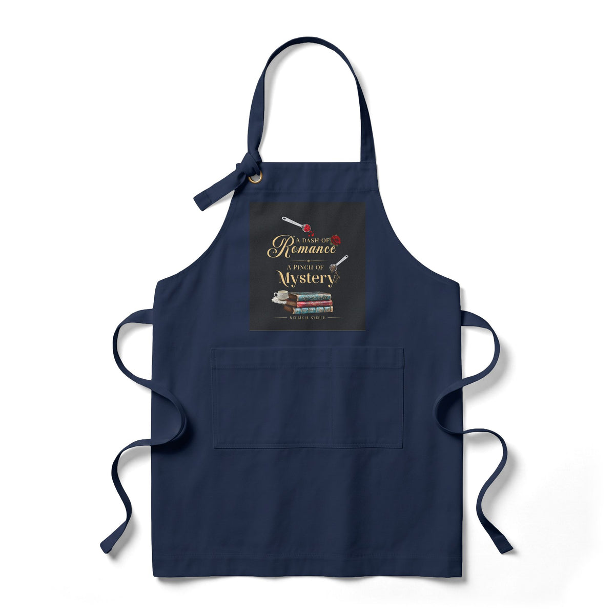 Bookish Cotton Twill Apron – Reader & Kitchen Gift