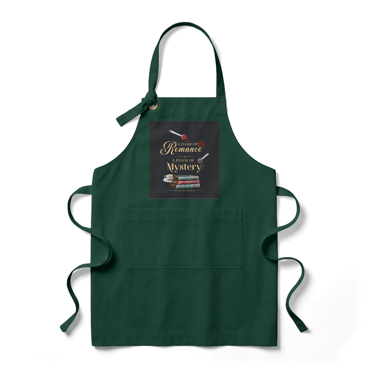 Bookish Cotton Twill Apron – Reader & Kitchen Gift