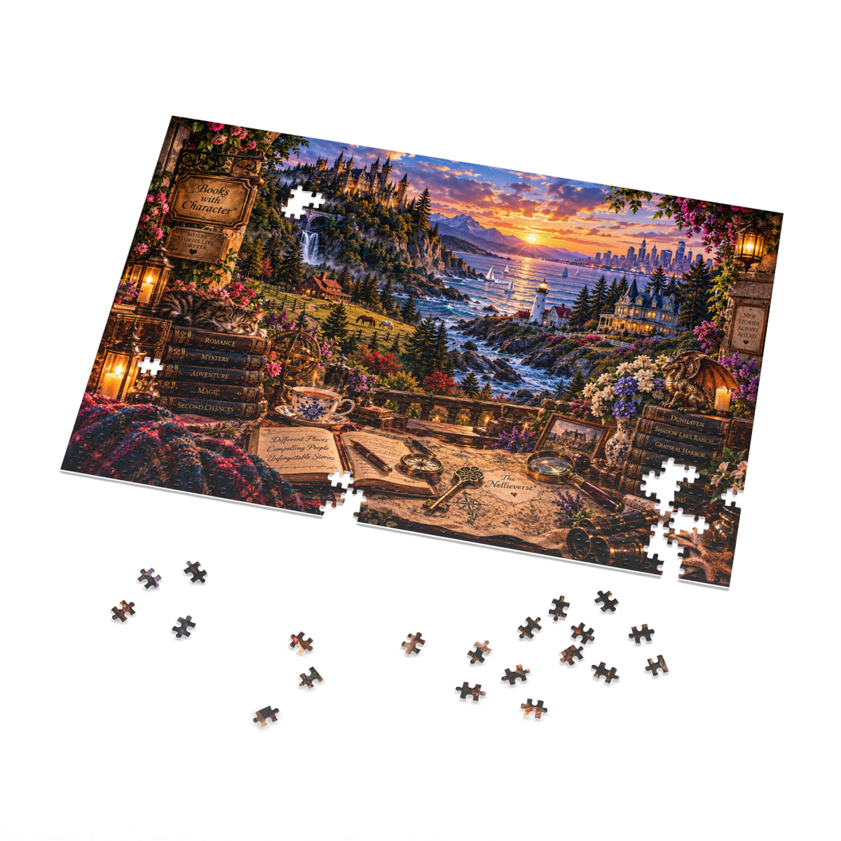 Book Lover's Escape Puzzle – 1,000 Pieces