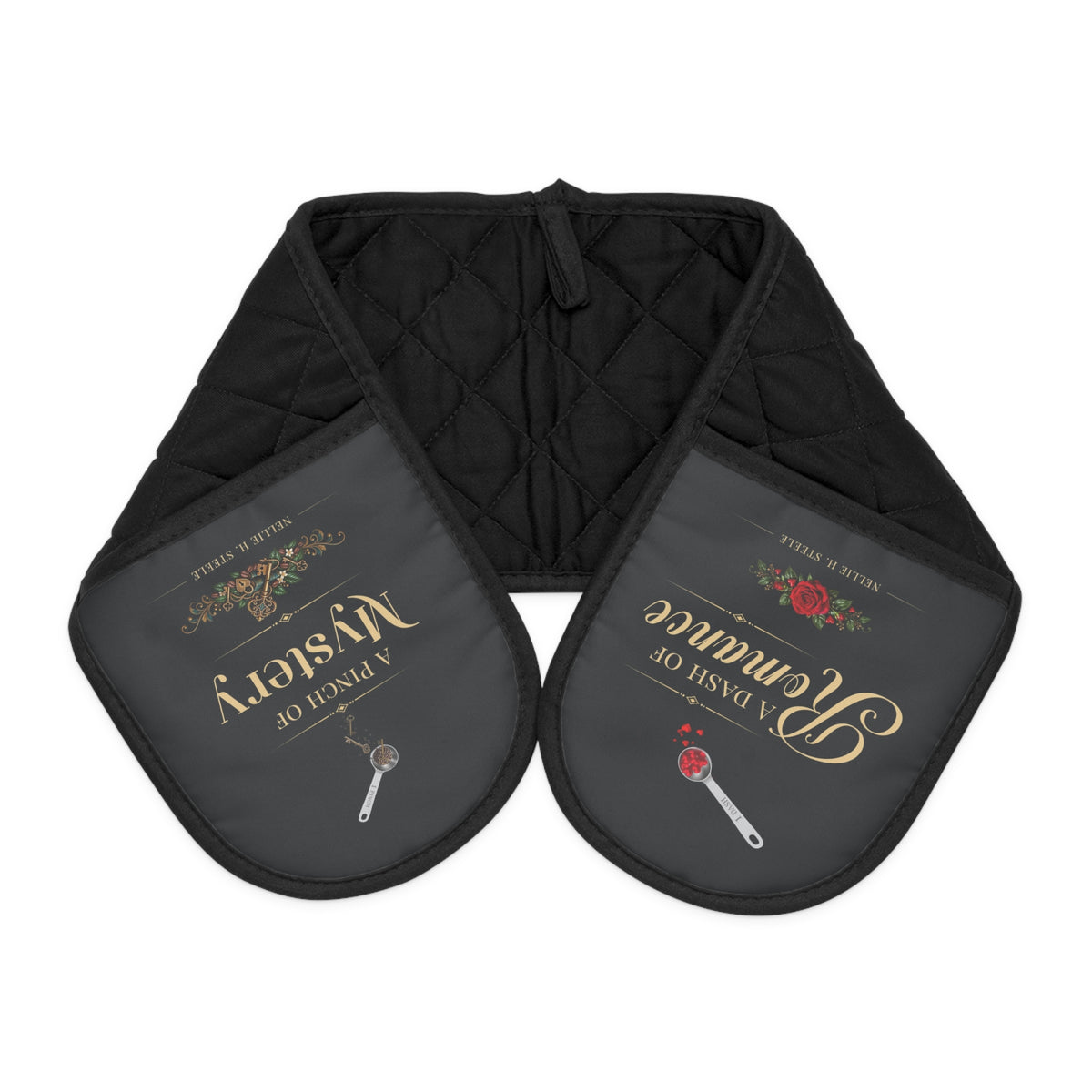 Bookish Oven Mitts – Cozy Kitchen Gift for Readers