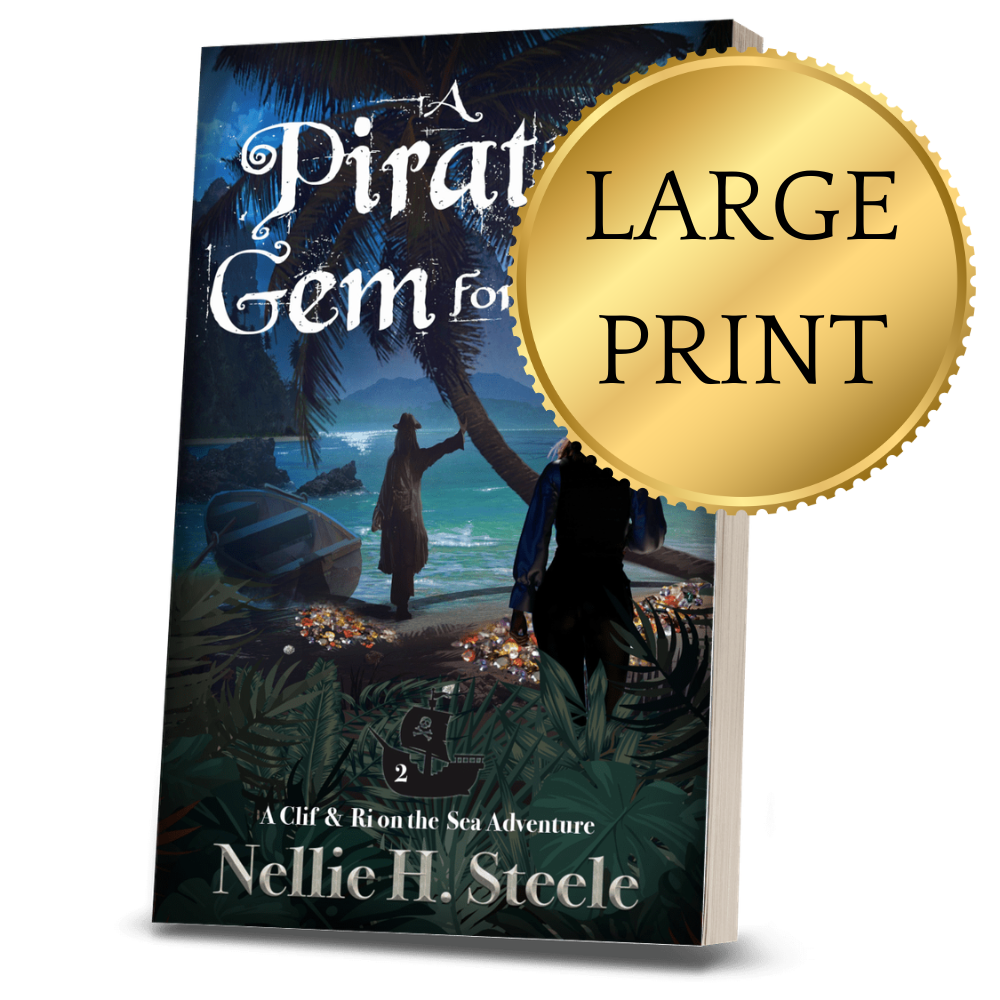 A Pirate's Gem for Ri Large Print Paperback Pirate Adventure