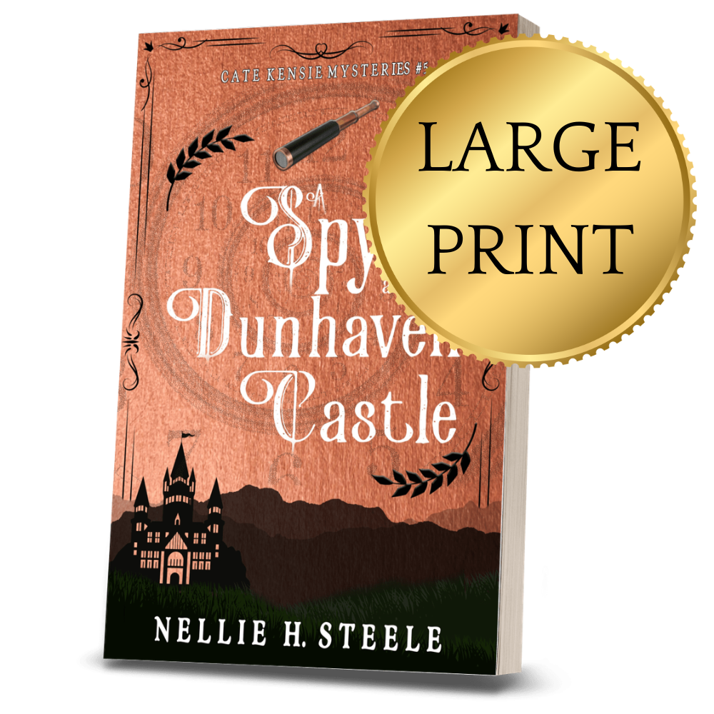 A Spy at Dunhaven Castle Cozy Mystery Large Print Paperback