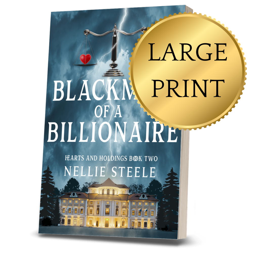 Blackmail of a Billionaire Romance Large Print Paperback