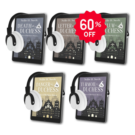 Books 1-5 Duchess of Blackmoore Cozy Mystery Audiobook Bundle