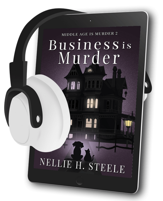 Business is Murder Cozy Mystery Audiobook Cover