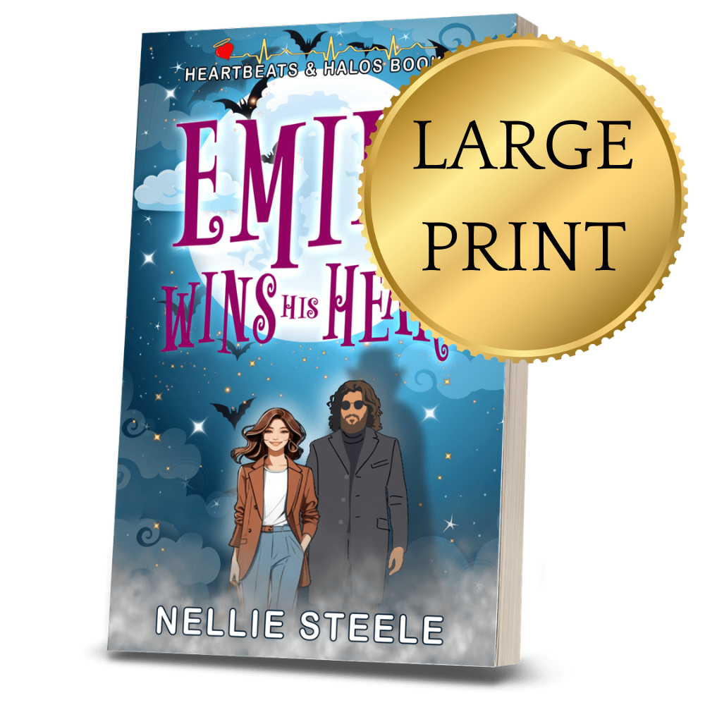 Emily wins his heart paranormal large print paperback