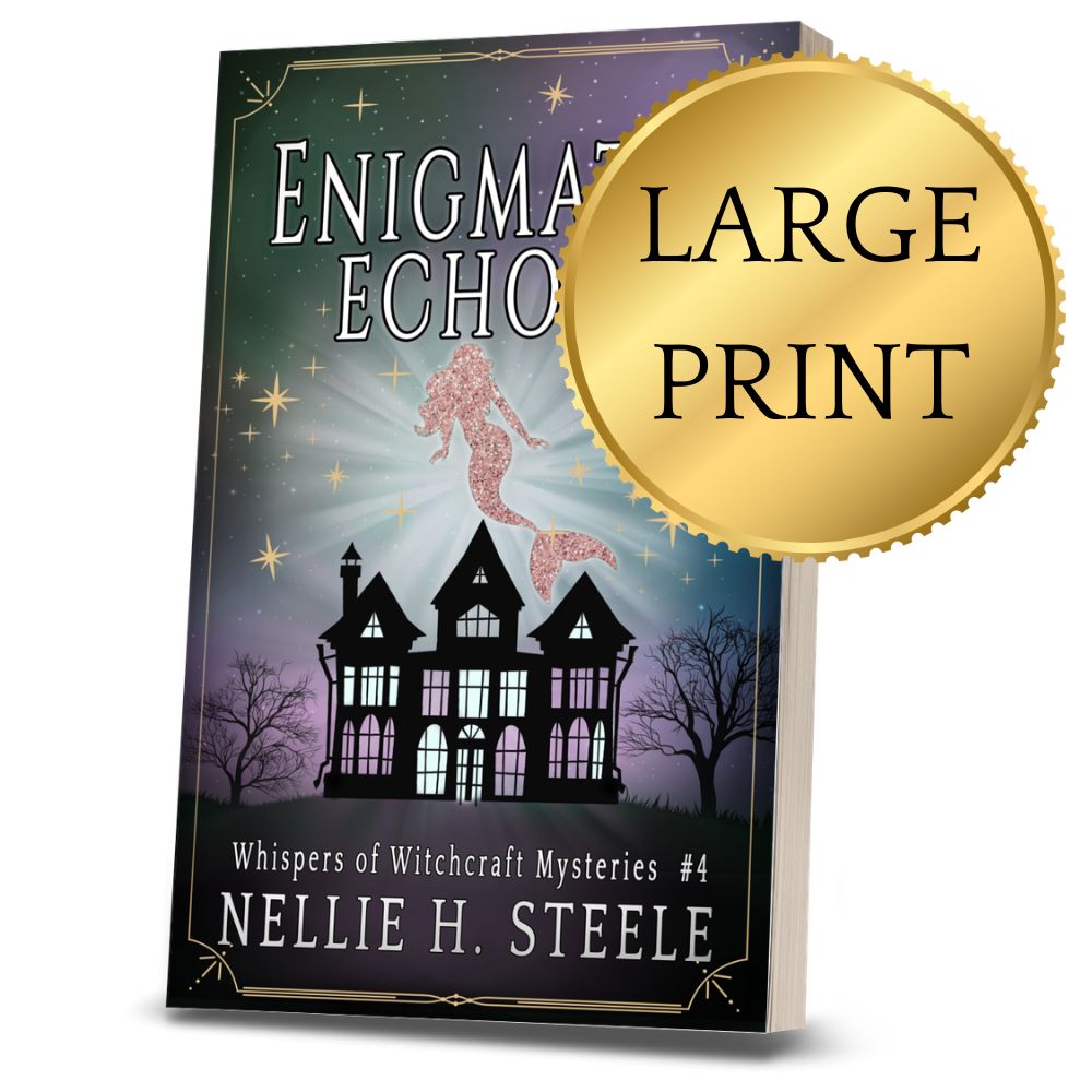 Enigmatic Echoes Paranormal Cozy Mystery Large Print Paperback