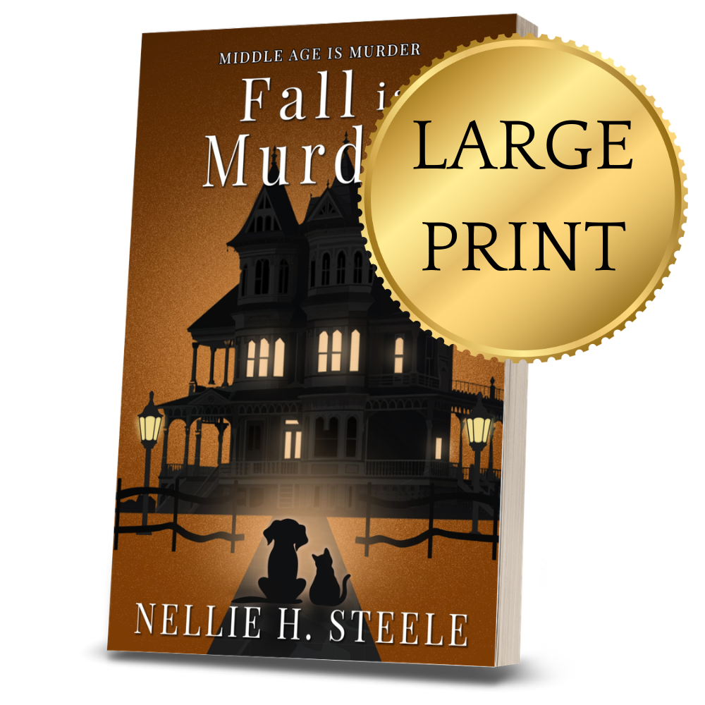 Fall is Murder Cozy Mystery Large Print Paperback