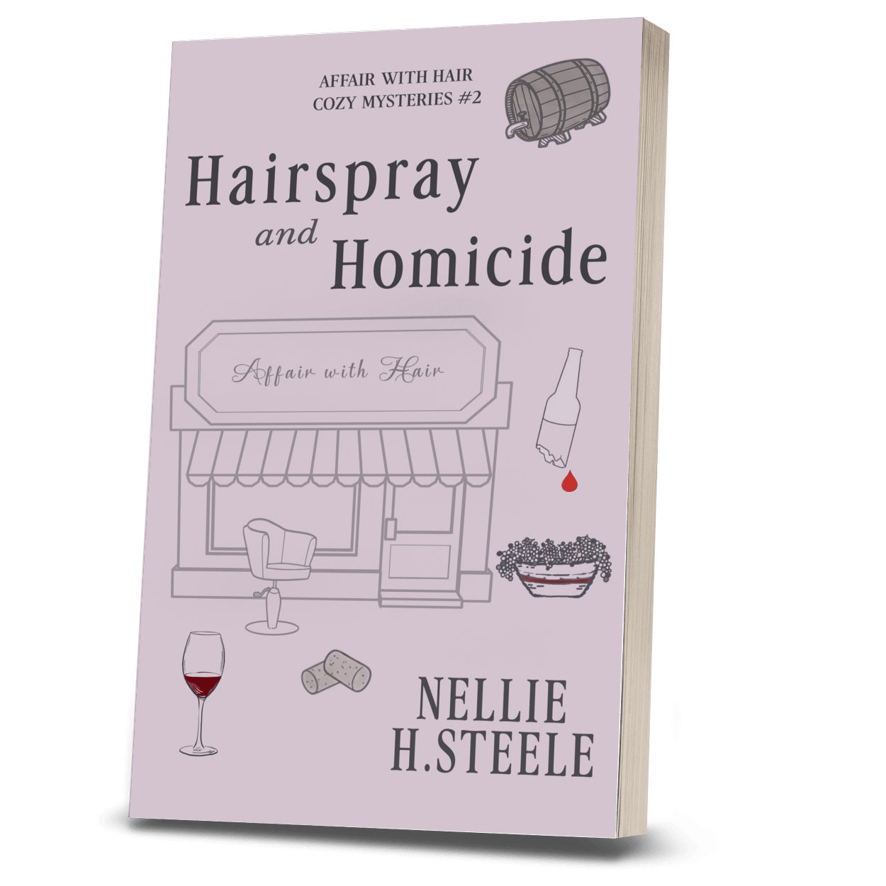 Hairspray and Homicide Cozy Mystery Paperback