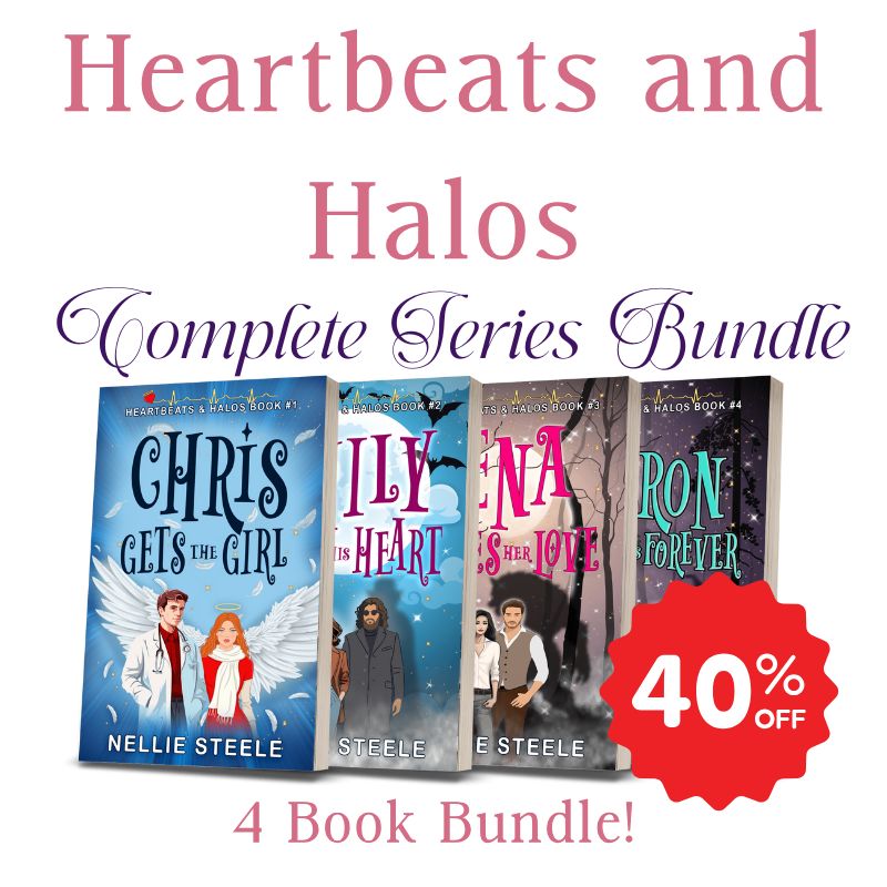 Heartbeats and Halos Clean Paranormal Romance Complete Series Paperback Bundle