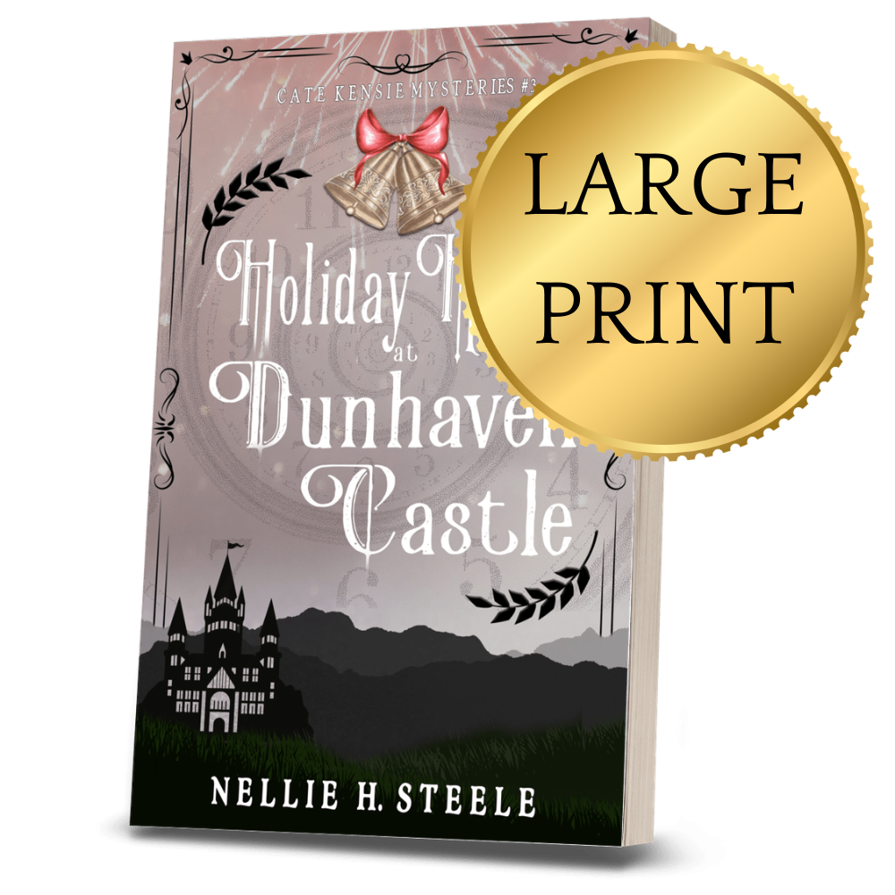 Holiday Heist at Dunhaven Castle Cozy Mystery Large Print Paperback