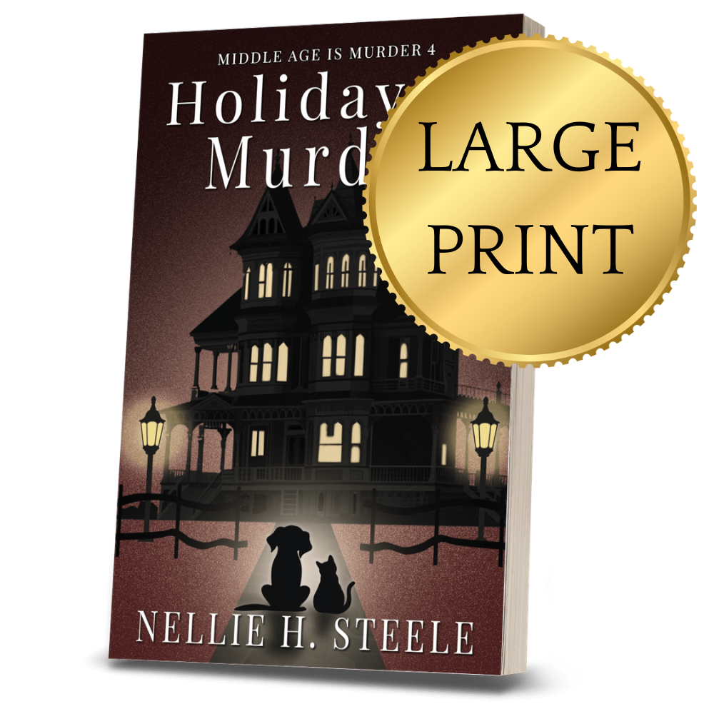 Holidays are Murder Cozy Mystery Large Print Paperback 