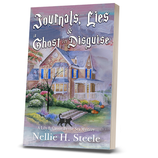 Journals, Lies & a Ghost in the Disguise Cozy Mystery Paperback