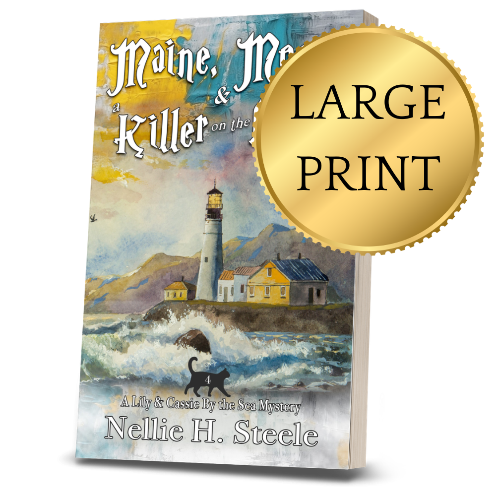 Maine, Moose & a Killer on the Loose Large Print Paperback