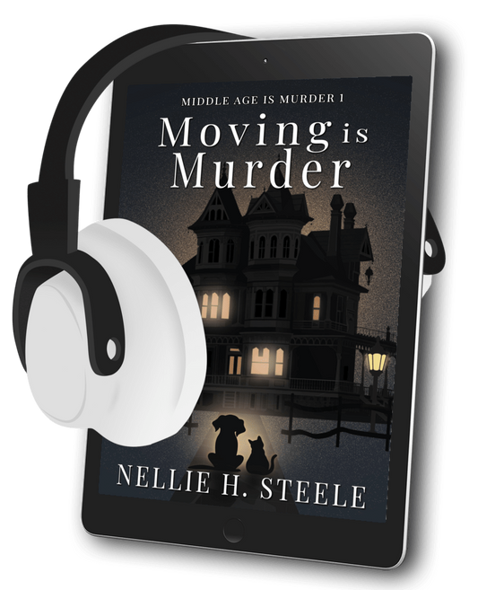 Moving is Murder Cozy Mystery Audiobook Cover