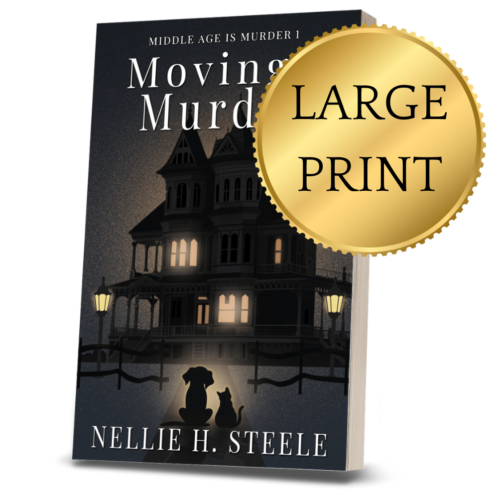 Moving is Murder Cozy Mystery Large Print Paperback