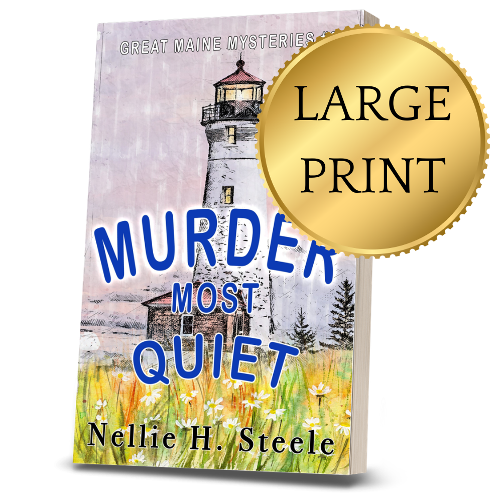 Murder Most Quiet Cozy Mystery Large Print Paperback