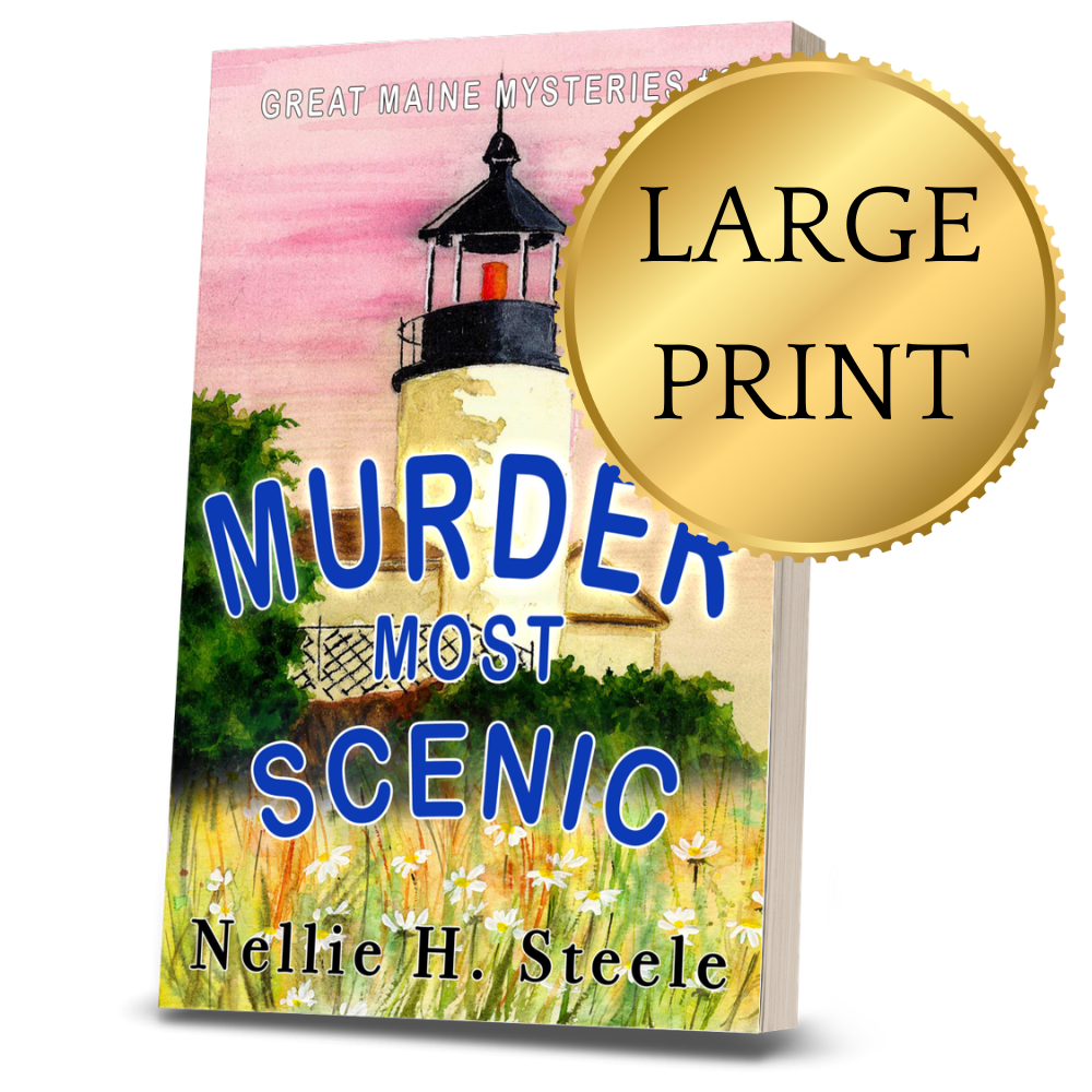 Murder Most Scenic Cozy Mystery Large Print Paperback