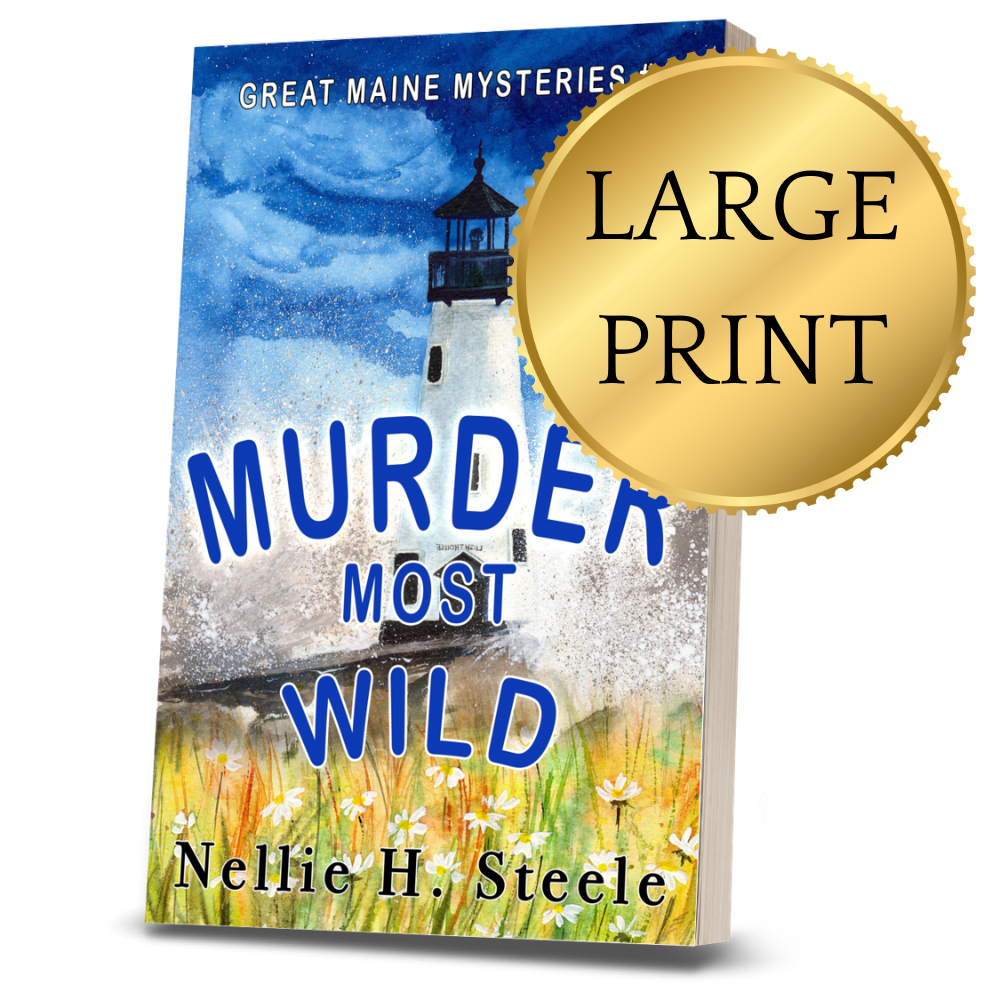 Murder Most Wild Cozy Mystery Large Print Paperback