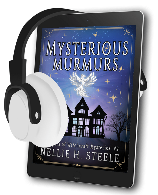 Mysterious Murmurs Paranormal Cozy Mystery Audiobook Cover