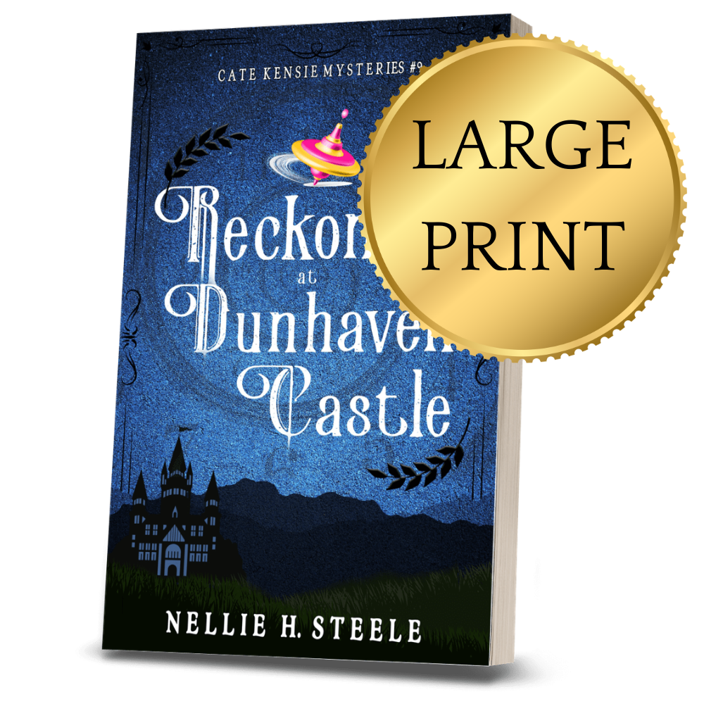 Reckoning at Dunhaven Castle Cozy Mystery Large Print Paperback