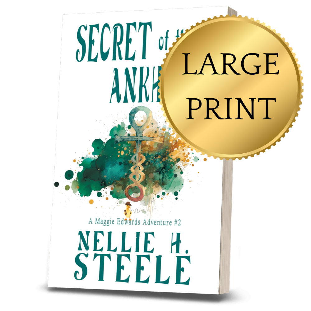 Secret of the Ankhs Adventure Mystery Large Print Paperback