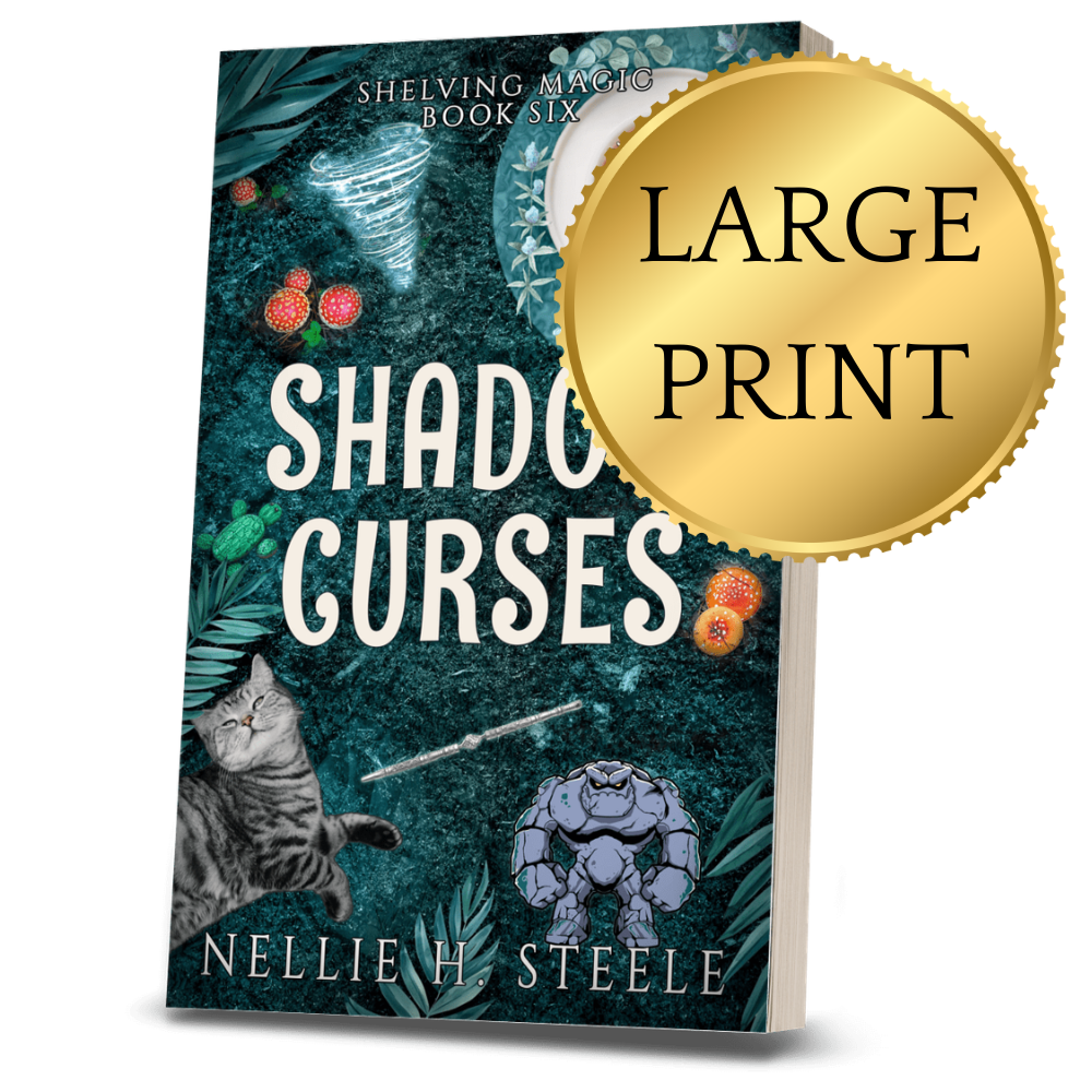 Shadow Curses Humorous Paranormal Mystery Large Print Paperback