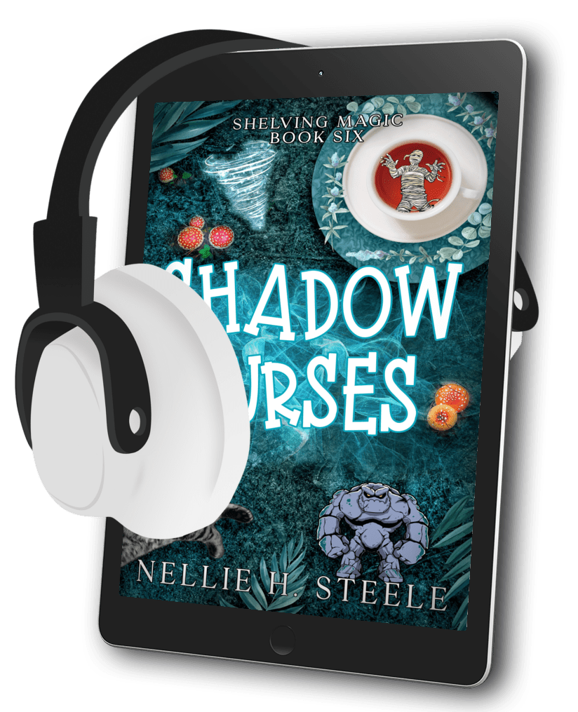 Shadow Curses Humorous Urban Fantasy Audiobook Cover