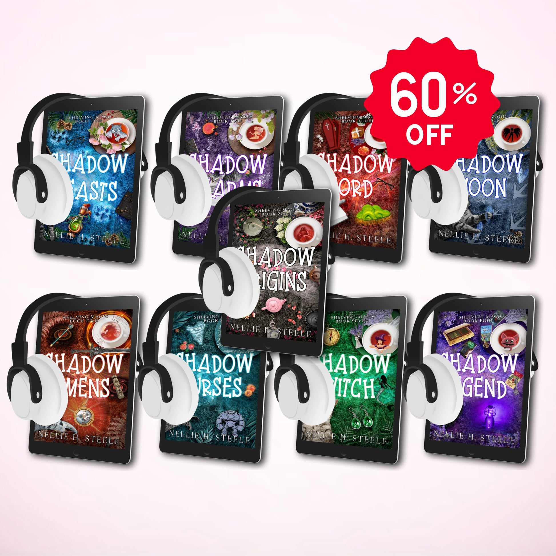 Shelving Magic Complete Series Humorous Fantasy Audiobook Bundle