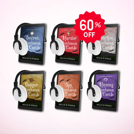 Six Book Cate Kensie Cozy Mystery Audiobook Bundle