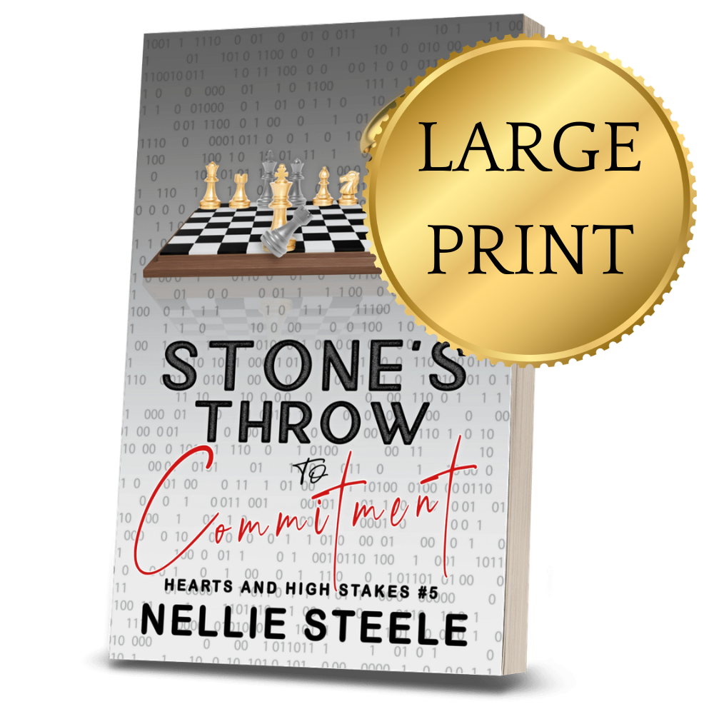 Stone's Throw to Commitment Billionaire Romance Large Print Paperback