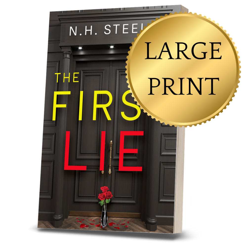 The First Lie Psychological Thriller Large Print Paperback