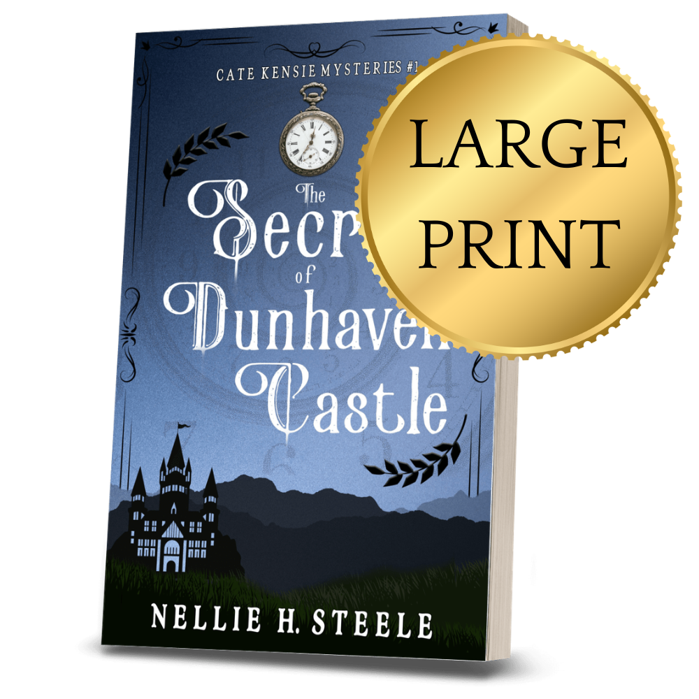 The Secret of Dunhaven Castle Cozy Mystery Large Print Paperback