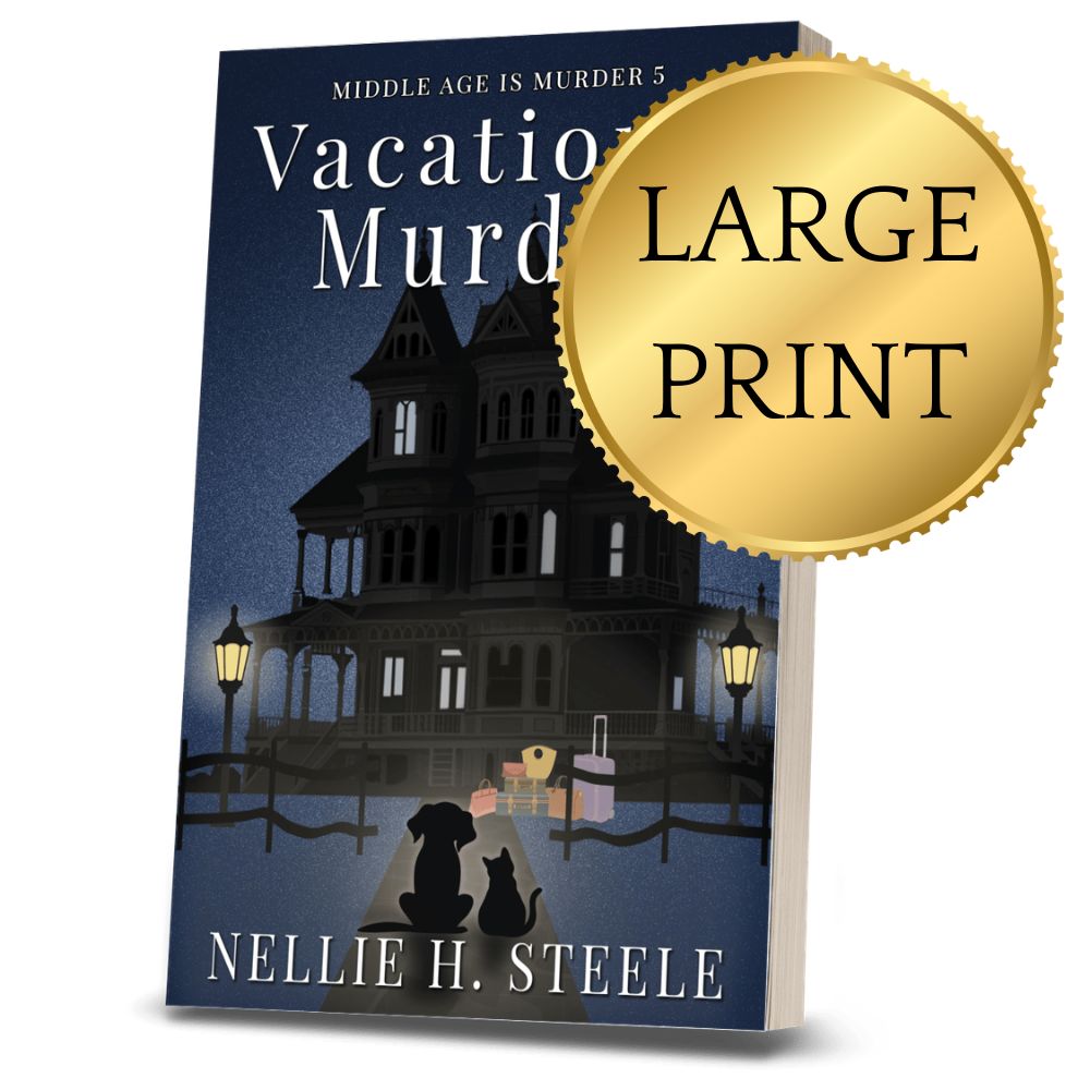 Vacations are Murder Paranormal Cozy Mystery Large Print Paperback