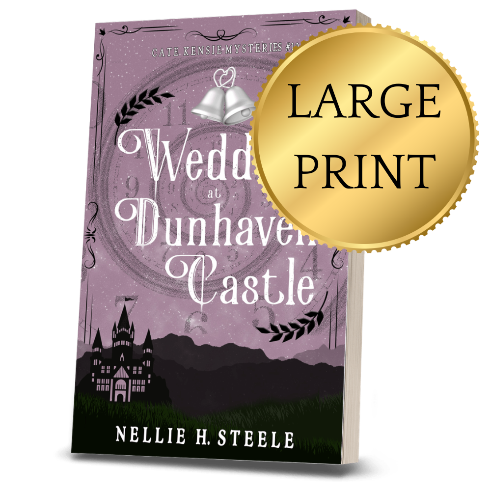 Wedding at Dunhaven Castle Cozy Mystery Large Print Paperback