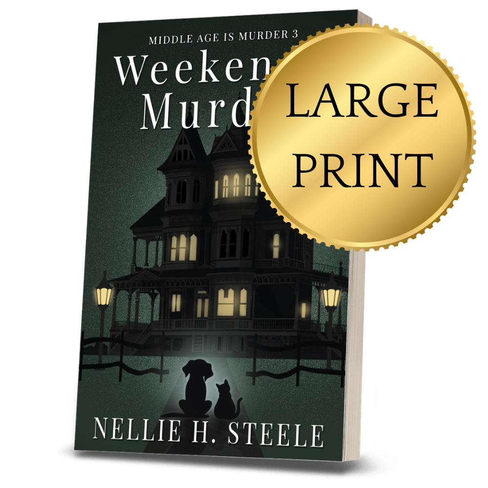 Weekends are Murder Cozy Mystery Large Print Paperback