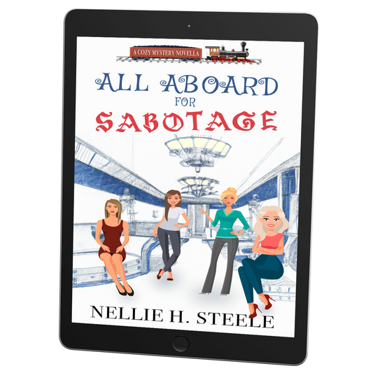 all aboard for sabotage cozy mystery ebook
