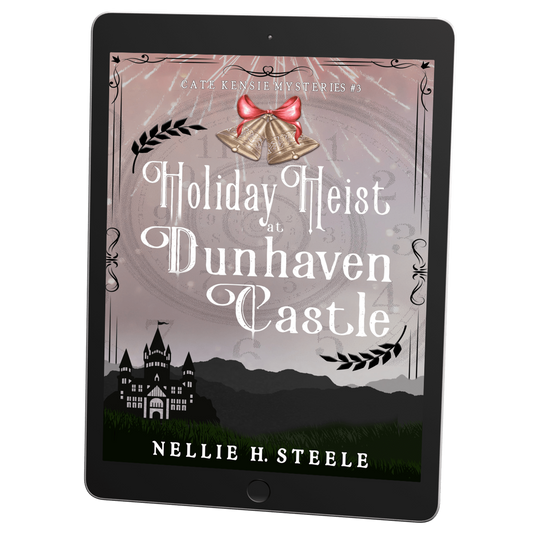holiday heist at dunhaven castle ebook time travel cozy mystery
